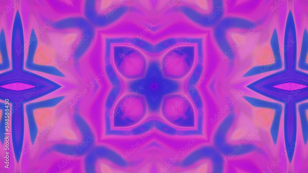 Poster kaleidoscope looping sequence abstract motion