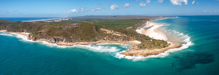 Panorama of Moreton Island North Point