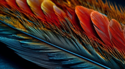 color feather. Generative AI