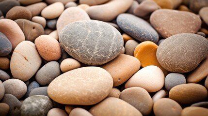 Fototapeta na wymiar Relaxing background with pebbles