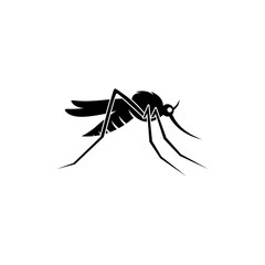 simple mosquito icon illustration vector