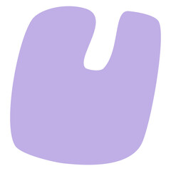 Hand Drawn Organic Shape 