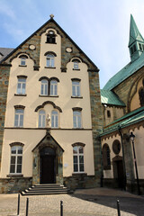 Fototapeta na wymiar Kloster an der Wallfahrtsbasilika Mariä Heimsuchung
