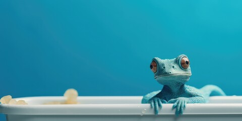 gekko bathtub with generative ai