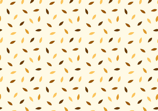 Rice pattern wallpaper. rice vector. free space for text. Paddy pattern.