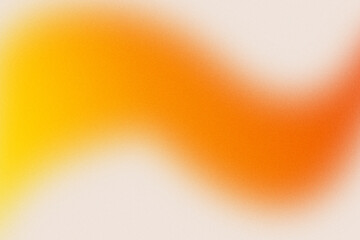 Color gradient, gradation line, grain noise texture orange blur abstract background. Yellow gradient blend mesh