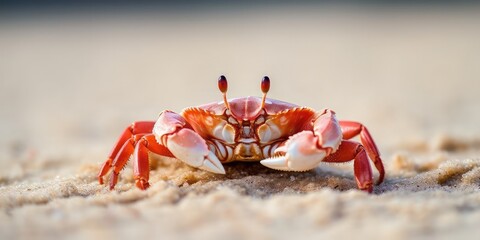 Fototapeta na wymiar red crab with generative ai