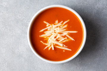 Delicious looking tomato soup. Turkish name; Domates corbasi