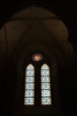 Obraz premium stained glass window in Brittany 
