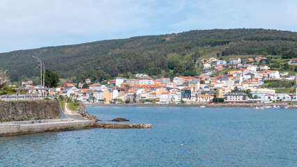 Ezaro, Galicia, Spain - April 5, 2023: Ezaro Bay