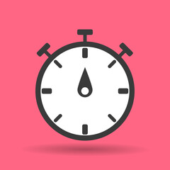 stopwatch vector illustration.
time idea concept.
