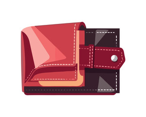 Fashionable women leather wallet, a symbol of wealth Generative AI