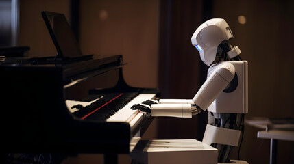 Une IA créative sous la forme d'un robot joue du piano 