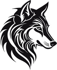 wolf head vector © Wandergus