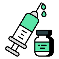 Premium download icon of vaccination 