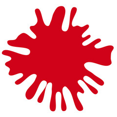 Blood splat splash spot ink stain blot patch liquid vector illustration
