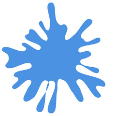 Water splash illustration. Vector file