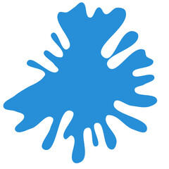 Water splash illustration. Vector file