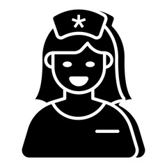 A solid Vector design of nurse