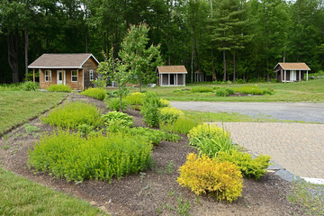 New England Music Camp (NEMC), summer camp for music students in Sidney, Maine, United States. Numerous practice cabins serve as space for solo practice and private lessons