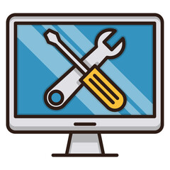 Naklejka premium technical support