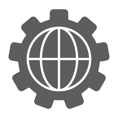 illustration of a globe with a compass