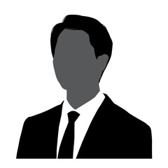 Silhouettes of business man