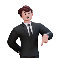 3D Character Businessman
