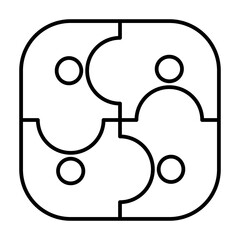 illustration of a puzzle icon