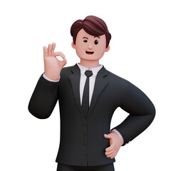 3D Character Businessman
