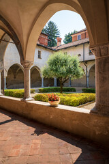 View of Saluzzo, Cuneo, Piedmont, Italy