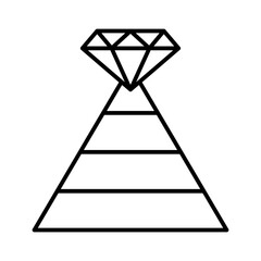Pyramid vector illustration
