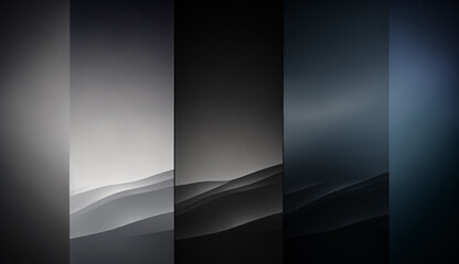 Abstract 3 dimensional digital dark background, Created with generative Ai