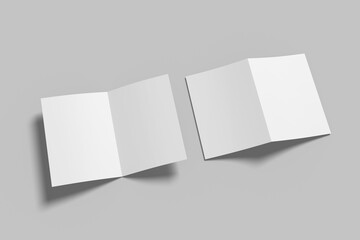 A5 Bifold Brochure Blank Mockup