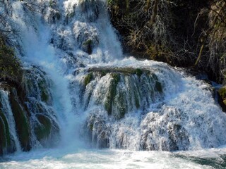 national park krka waterfall