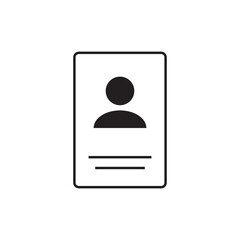 identity card icon