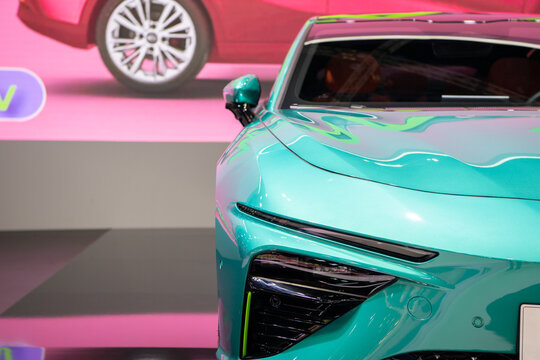 Neta S Special Version on display at Bangkok International Motor Show 2023 on March 21, 2023 in Nonthaburi, Thailand.