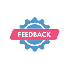 Feedback text Button. Feedback Sign Icon Label Sticker Web Buttons