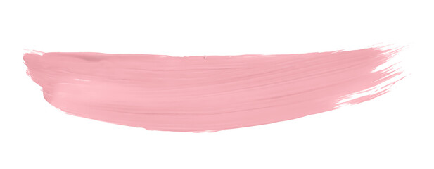 Shiny pink brush isolated on transparent background. pink watercolor png