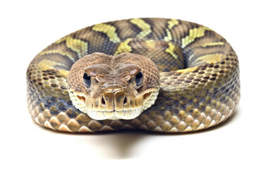 Fototapeta premium snake in front of background studio
