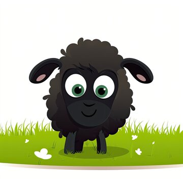 Black sheep cartoon best sale