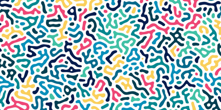 Turing Pattern For Background Design And Fabric