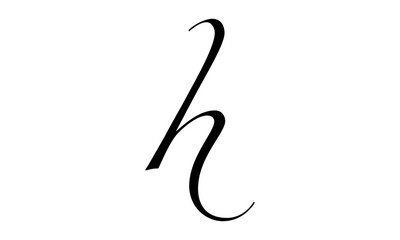Abstract letter H logo vector design