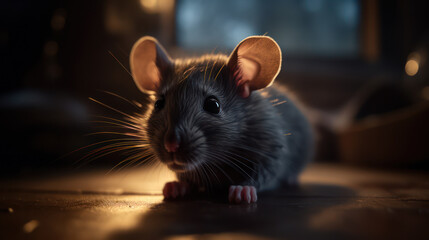 Pantry Pals: A Mouse Family's Secret Hideout; generative AI