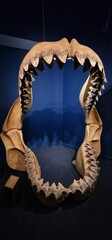 Carcharodon megalodon, commonly known as megalodon, is a prehistoric shark species that existed...
