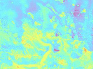 Holographic textures abstract background for design. Colorful texture in pink blue yellow turquoise color. Texture for design cover, booklet, banner. paint smears stains, scratches, noise interference