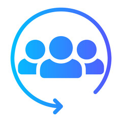community gradient icon