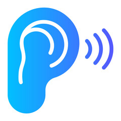 listen gradient icon
