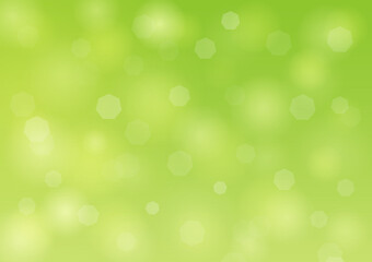 Abstract Green Natural background During Spring Time. Vector Illustration.