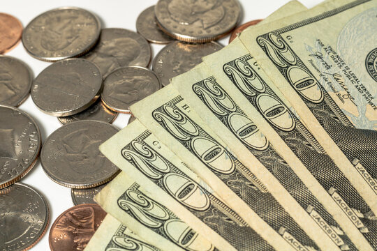 cash money and coins